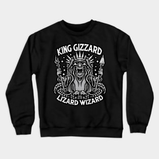 The King Gizard And Wizard Lizard Crewneck Sweatshirt